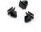 VVO Fasteners- Clips en Plastique Noir. Pour Baguette latérale de carrosserie. Compatible avec Peugeot 106, 406, (10 pcs)