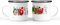 Tazza Natalizia Personalizzata in Alluminio Smaltato, 295 ml, Lavabile in Lavastoviglie