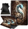 for Kindle Fire 7 case 2019 2017 Release 9th 7th Generation,360 Degree Rotating Stand Smart Protective Cover Case for Amazon fire 7 Tablet 9th/7th Generation,Dragon