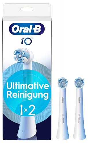 Oral-B iO Ultimate Cleaning - Original Replacement Toothbrush Heads for Oral-B iO Electric Toothbrushes - Brush Heads, Toothbrush Attachment, Replacement Brushes, Advanced Deep Cleaning - White, Pack