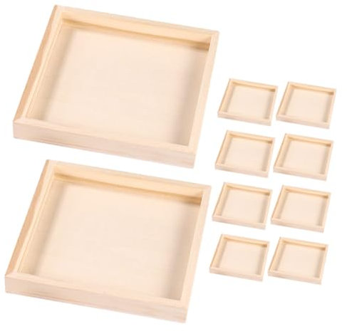 Alipis 3d Puzzle Storage Tray Wooden Tray for Puzzle Block Toy Boys and Girls-friendly