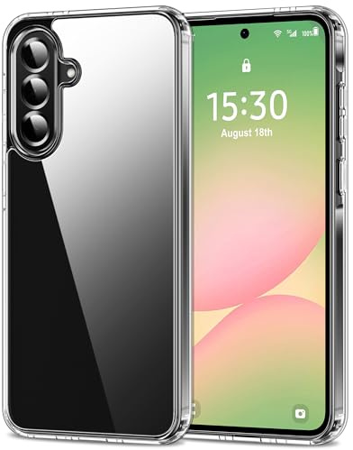 HOOMIL Hülle für Samsung Galaxy A56 5G, Anti-Vergilbung, Transparent | Stoßfest, Militärschutz, Durchsichtige Kratzfeste Rückseite
