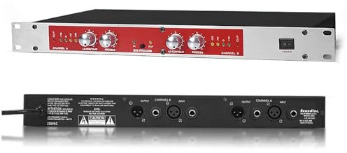 BDJSN Pilote Audio Professionnel, Maximiseur D'excitation Sonore 10 Hz-50 KHz, avec Réglage De Fréquence des Aigus/Graves, Processeur Audio pour Diffusion en Direct, Scène, Performance, Jeu