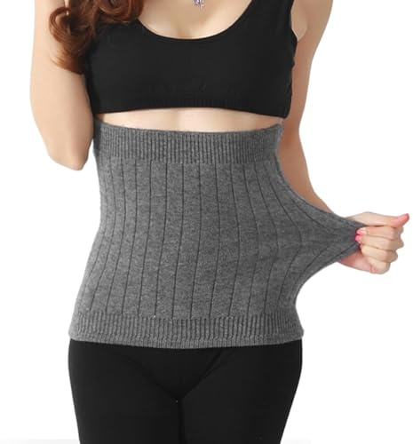 PHCOZY 1 Winter Nierenwärmer Kaschmir Rückenwärmer Gürtel Elastisch Taille Wärmer Unterstützung Leibwärmer Hüftwärmer Damen Kaschmir Wärmeschutzwinter für Damen Herren Kinder