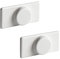 Ventanara® Magnethalter Rollo ohne Bohren Weiß 2er Set