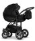 dein-babylädchen Kinderwagen-Set Craft Eco 2 in 1 inkl. Sportsitz und Zubehör in Schwarz Kunstleder-Schwarz