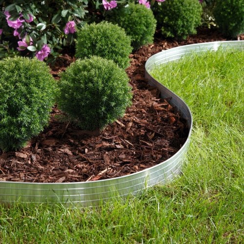 Beckmann KG BKZ Alu-Einfassung 20 cm hoch, 3er-Set Gesamtlänge 354 cm