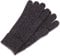 CASH-MERE.CH Edle 100% Kaschmir Handschuhe mit Muster, Touchscreen tauglich für Herren (Grau/Anthrazit, L/XL)