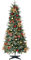 WeRChristmas Pre-Lit Pop Up Decorated Christmas Tree with 100 Warm White LED Lights, Multi-Colour, 6 feet/1.8m