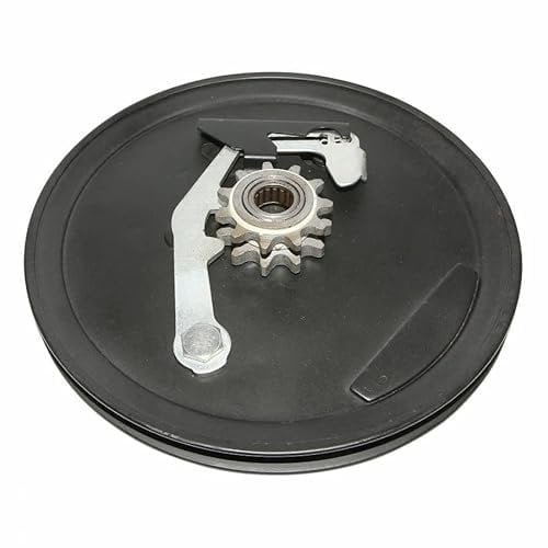 poulie cyclo compatible avec mbk 51, 41, 88, club renforce acier noir avec pignon 11 dts demontable (douille fdm)