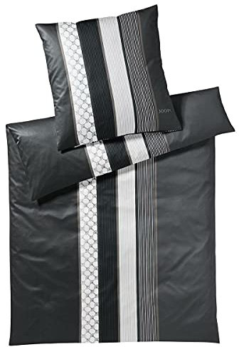Joop! Bettwäsche Cornflower Stripes deep Stone Kissenbezug einzeln 70x90 cm