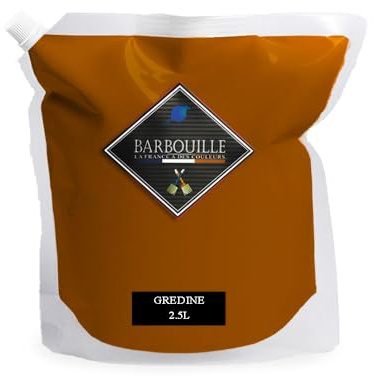 Gredine - Pintura, acrílica, lavable, aterciopelada, para paredes y techos, 2,5 L, roja y rosa