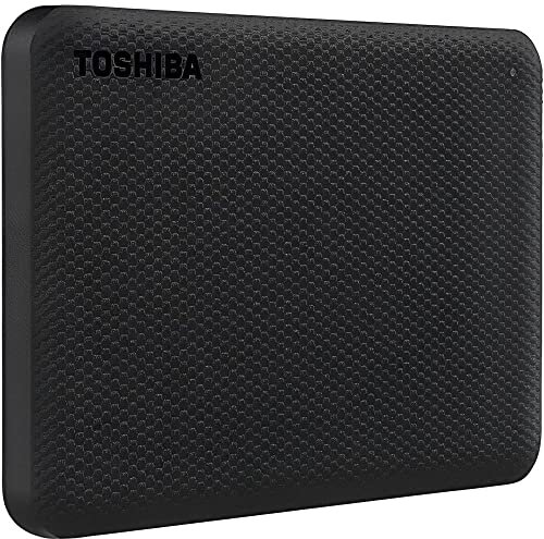 TOSHIBA Canvio Advance 1TB Portable External Hard Drive USB 3.0, Black - HDTCA10XK3AA