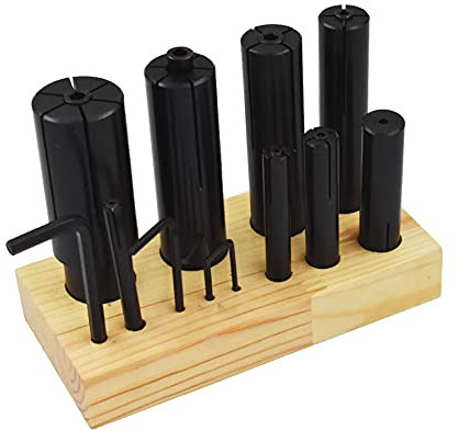 ALL-CARB Expanding Arbors Set Mandrels 1/4 to 1-1/4 Ring Mandrel Fit for Lathe Milling