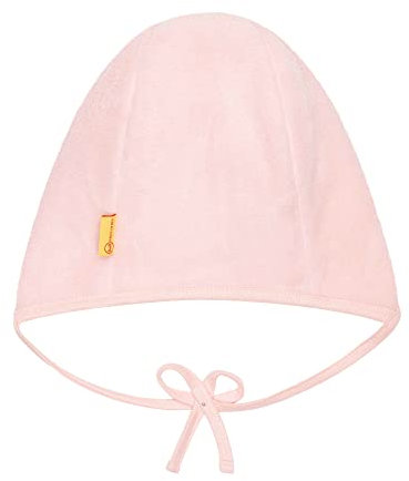 Steiff Unisex Baby Basic Bommel Beanie-Mütze, Silver PINK, 39
