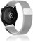 Niboow 22mm Bracelet pour Huawei Watch GT 5 Pro 46mm/GT 5 46mm/GT 4 46mm/GT 3 Pro 46mm/GT 3 46 mm/GT Runner/GT 2 46 mm/Watch 4 Pro, Métal Bracelet pour Huawei Watch Buds/Watch 3/Watch 3 Pro-Argent