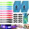 iZoeL 10 Stylo Encre Stylo Invisible Magique 10 Carnet 10 Moustache, Stylos UV Invisibles avec Lampe UV Détective Cadeau Anniversaire Pinata Jouets Fantaisie Gadgets Prix Ecole Garcon Fille