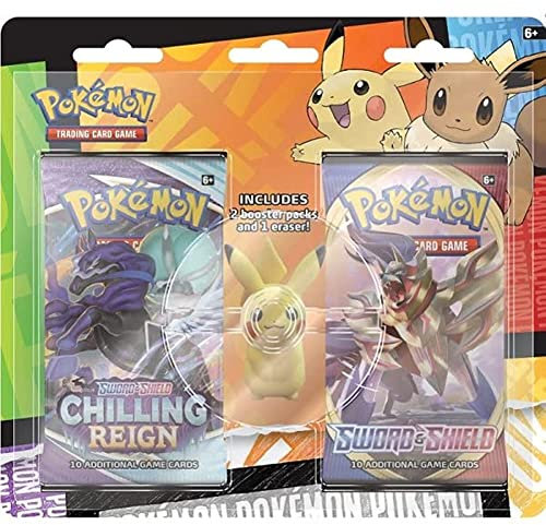 Pokemon TCG: Back to School Eraser Blister - Pikachu