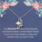 BAUNA The Dragon Necklace - Dragon Spirit Animal Gift for Women Goth Gift Charm Jewelry