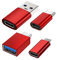 Adaptateur USB C Femelle vers USB Mâle, Adaptateur Micro USB vers USB C OTG Compatible avec iPhone, PC, Samsung Galaxy, iPad, Laptop, MacBook Pro, Google, AirPods