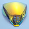 DXDRT Helmvisiere für ICON Airflite Visier Faceshield Windschutzscheibe Sonnenschutz Uv-Cut Motorrad Windschutzscheibe Sonnenschutz Objektiv Ersatz Moto Helm Zubehör,All Gold