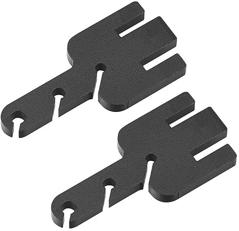 2 Stück verbesserte abnehmbare Garnspanner-Adapter aus Aluminiumlegierung für Ad-di-Strickmaschinen, King – Addi Express Strickmaschinen (schwarz)