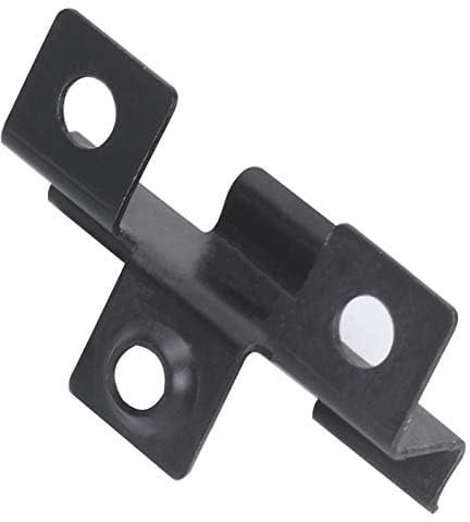 Holdfiturn 100pcs Decking Clips Composite Decking Clips Flush Mount Brackets Brackets Fastener Board Clip Decorative Plate Hidden Fixing Fastener Metal Clip 8mm For Wood Working Floor Fixing