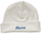 Generisch Baby Mütze Bestickt mit Namen personalisiert Junge Mädchen Neugeborene Babymütze Stickerei (Creme/Beige)