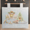 PETTI Artigiani Italiani - Copriforno Natalizio, Copriforno Cucina Natalizio, Copri Forno 40x50 cm, Copriforno Snow, 100% Made in Itay