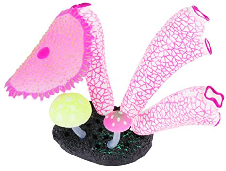DOITOOL Décoration Réaliste pour Aquarium Artificiel Fluorescent Et Plante d'eau de Mer pour Aquariums