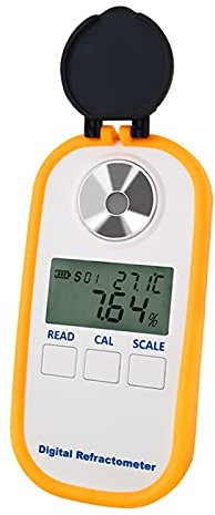 ARTGOS Digitales Kaffee-Refraktometer, TDS/Brix Meter Tester TDS 0-25% Kaffeekonzentration Refraktometer 0-30% Brix Kaffeezuckermesser Einfache Kalibrierung und Bedienung