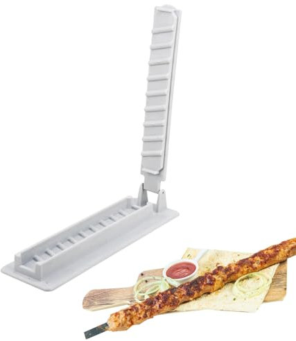 Machine à Kebab Maker, Moule à Kebab, Kabob Maker, Presse Kebab, Skewer Kebab Maker, Moule à Kabob Manuel, Machine à Brochettes Kebab, Fabricant de Kebab, Pour la Cuisine, Pique-Nique, L'extérieur
