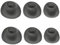 3 Paar Ersatz Ohrstöpsel für JBL Live Pro 2/Live Free 2, Ohrstöpselabdeckungen Silikon Ohrmuscheln Ohrkappen Bluetooth Kopfhörer Zubehör (Schwarz)