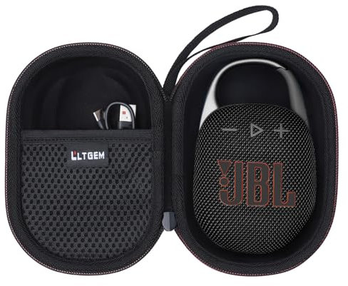 L LTGEM Hard Case for JBL CLIP 5 Speaker, JBL CLIP 4 Speaker - Portable Travel Bag (Case Only)