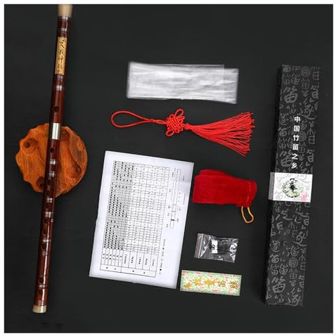 Bambusflöte für Anfänger Querflöte, Bambusflöte Querflöte C-Tonart D-Tonart E-Tonart F-Tonart G-Tonart Prüfung Anfänger(Minor B flat)