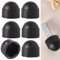 Black Plastic Hex Nut Bolt Dome Cap Cover M8 Nut and Bolt Protective Caps Cover Hexagonal - Pack of 30