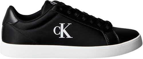 Calvin Klein Women’s Low Top Cupsole Trainers, Black (Ck Black), 4