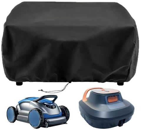 Funda para Robot de Limpieza de Piscinas - Cubierta Antipolvo para Aspiradora de Piscina,Protector Solar para Transporte de Limpiador en Jardín, Césped, Patio y Exteriores