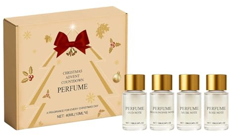 Parfüm Adventskalender Damen, Mini Parfum Adventskalender 2025 Frauen, Verschiedenen Geschmacksrichtungen, Reiseparfüms Weihnachtskalender, Weihnachtsgeschenke, Langanhaltender Duft (2PCS)