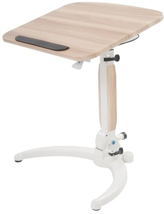 PromiseFly Faltbar Mobile Stehpult 52x70cm Verstellbares Computertisch Laptoptisch Stehtisch, Laptopständer Tragfähigkeit 2,5kg für Wohnzimmer, Arbeitszimmer
