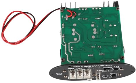 Cryfokt Carte D'amplificateur de Voiture Haute Puissance 120W, Module D'ampli de Caisson de Basses à tonalité Pure pour Stéréo Automatique, Haut-Parleur de Caisson de Basses