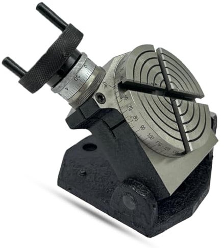 New 4 Inches (100 mm) Quality Tilting Rotary Table for Milling Machines