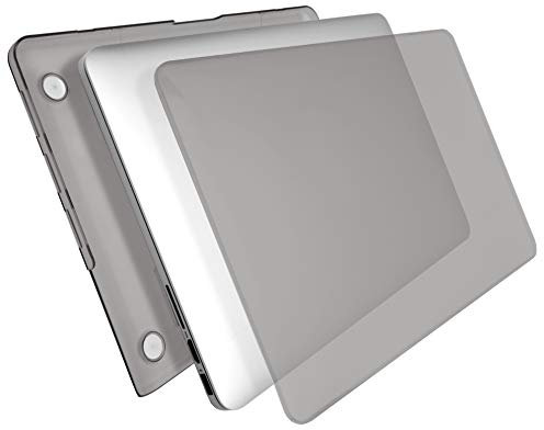 MyGadget Hülle [ Crystal Clear ] für Apple MacBook Pro Retina 15 Zoll - ab 2013 bis 2016 - (Model : A1398) - Schutzhülle Cover - Grau