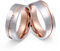 Juwelier Schönschmied - Zwei Partnerringe Freundschaftsringe Eheringe Edelstahl Zirkonia inkl. persönliche Lasergravur 60-68 LANr207HD - Reina