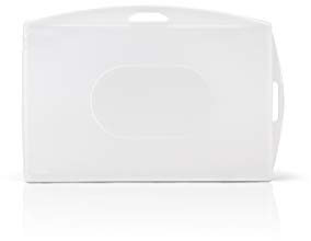 Tarifold Es 200422 Lot de 10 pochettes porte-cartes d'identification en plastique rigide 64 x 96 mm Transparent