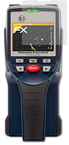 atFoliX Panzerfolie kompatibel mit Bosch D-tect 150 Schutzfolie, entspiegelnde und stoßdämpfende FX Folie (2X)