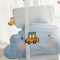 Lsimeru Transparent Vorhang Kinderzimmer Junge Ösen mit Auto Stickerei Muster 2 Stück Gardinen Kinder Dekoschal,140x245