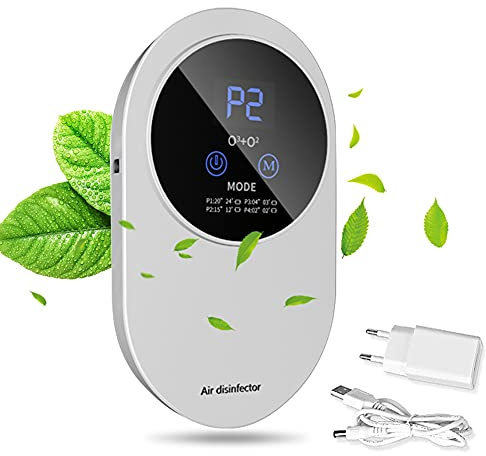 Purificador aire de pared contra alergias, ionizador purificador de aire para fumadores, filtro de carbón activo contra el polvo