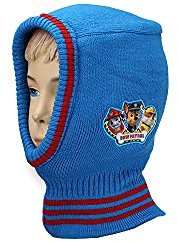 Mütze kompatibel mit Paw Patrol Kinder Schalmütze, 3 versch. Farben Einheitsgröße 54 cm, ORIGINAL Schal Wintermütze, Junge Mädchen, Marshall, Chase und Rubble, Schlupfmütze, Strumpfmütze (hellblau)