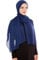 Ayisah Kopftuch Damen Hijab - Chiffon Hijab Kopftuch Für Damen - Moderne Muslimisch Chiffon Hidzab Tuch Schal Kopftucher - Navy Blau
